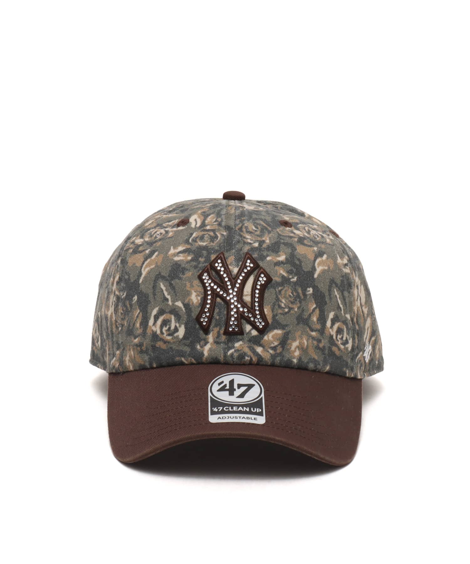 47 x ATMOS PINK CLEAN UP YANKEES RHINESTONE ROSE CAMO MULTIの画像