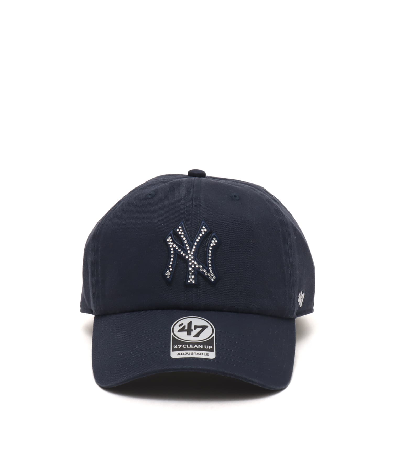 47 x ATMOS PINK CLEAN UP YANKEES RHINESTONE NVY NAVYの画像