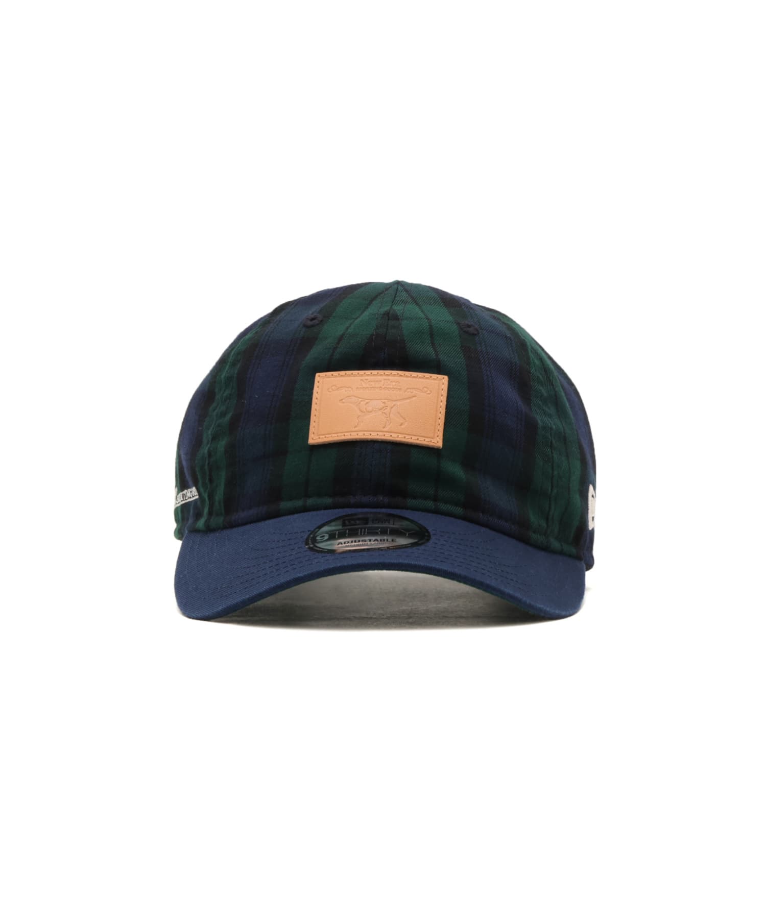 NEW ERA 9THIRTY Leather Strap Direction by Takayuki Ohashi Dog Patch NAVYの画像