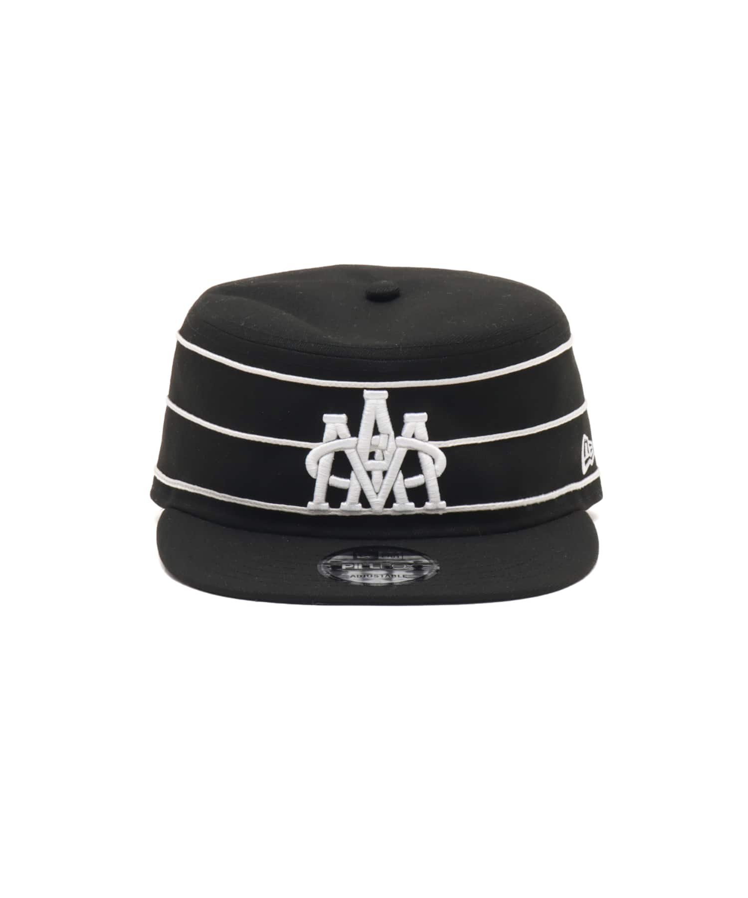 NEW ERA PILL BOX SB atmos BLACK WHITE BLACKの画像