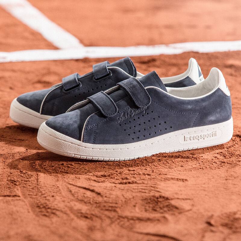 le coq sportif ASHE PRESTIGE STRAP NUBUCK DRESS BLUEの画像