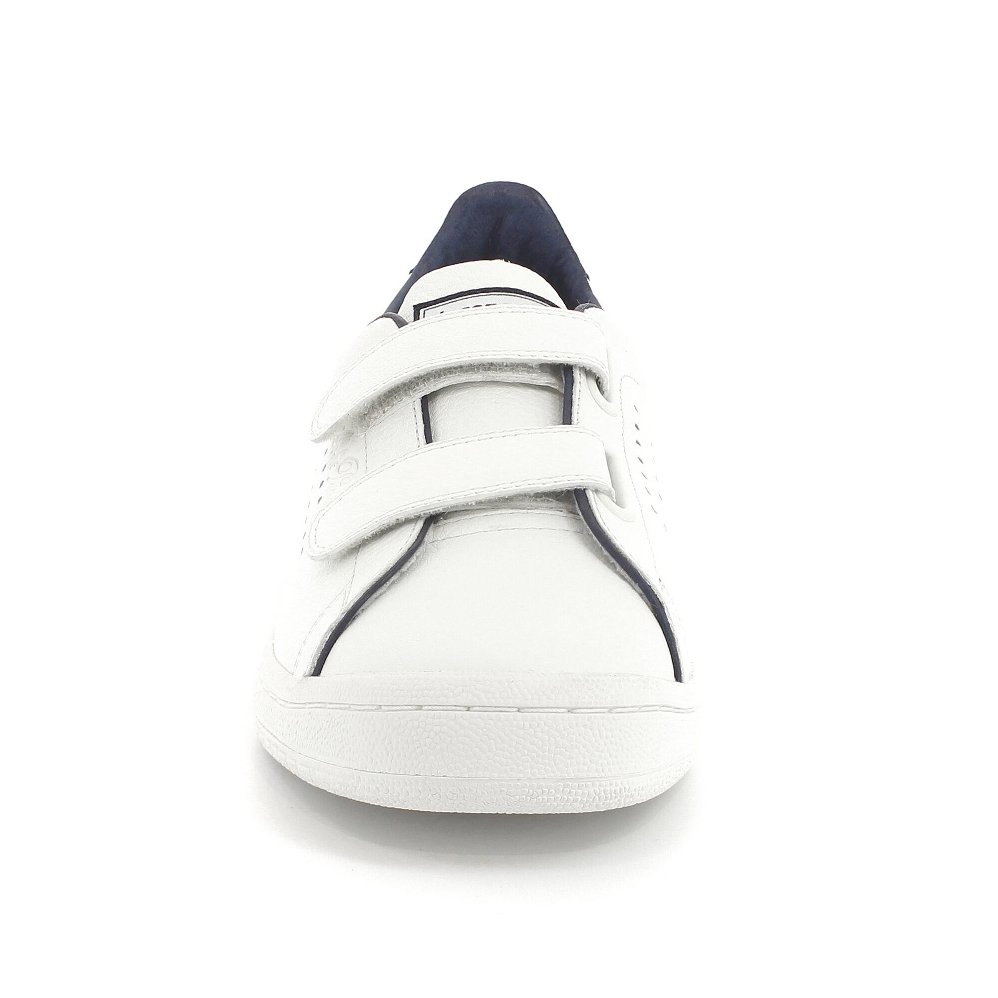 le coq sportif ASHE PRESTIGE STRAP LEA  OPTICAL WHITE/DRESS BLUEの画像