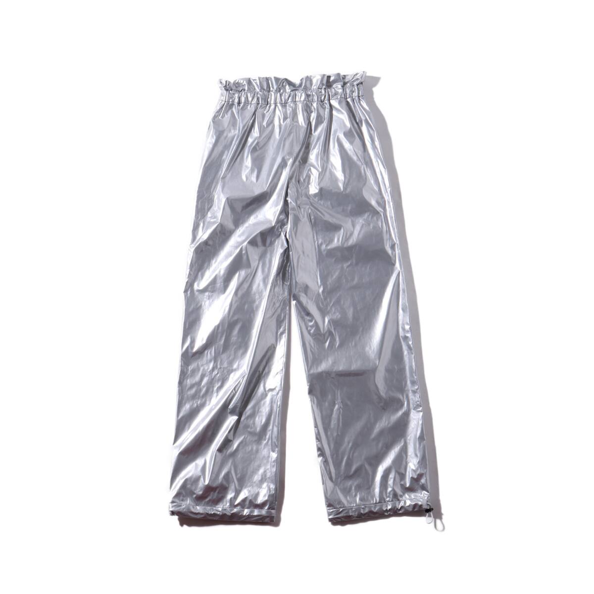 atmos pink エナメル パンツ SILVERの画像