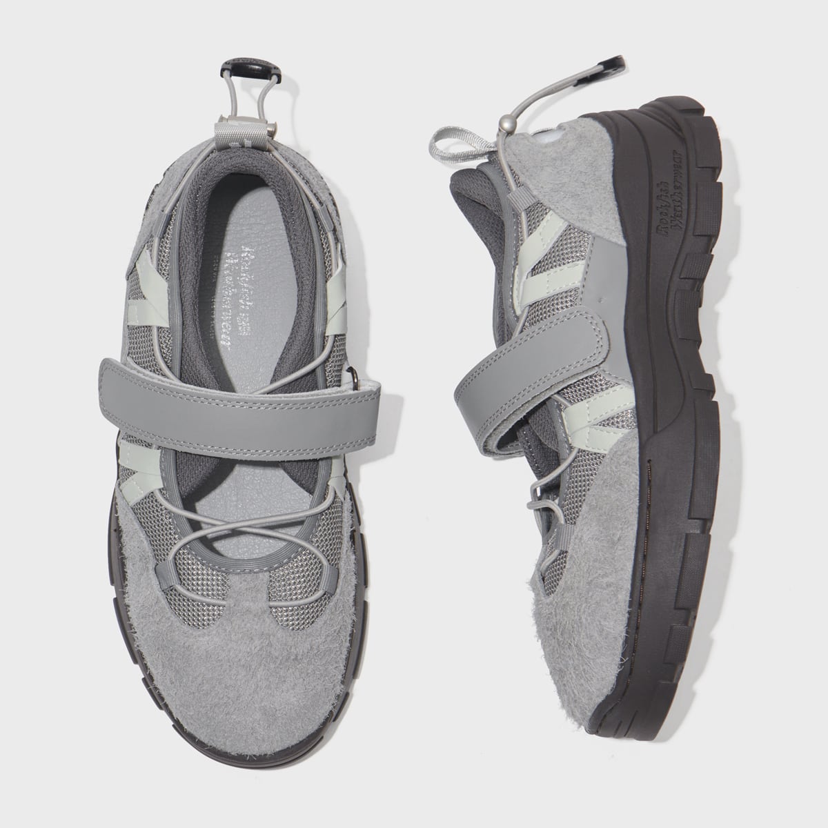 ROCKFISH WEATHERWEAR BRYN VELCRO SNEAKERS_BRUSHED SUEDE GRAY