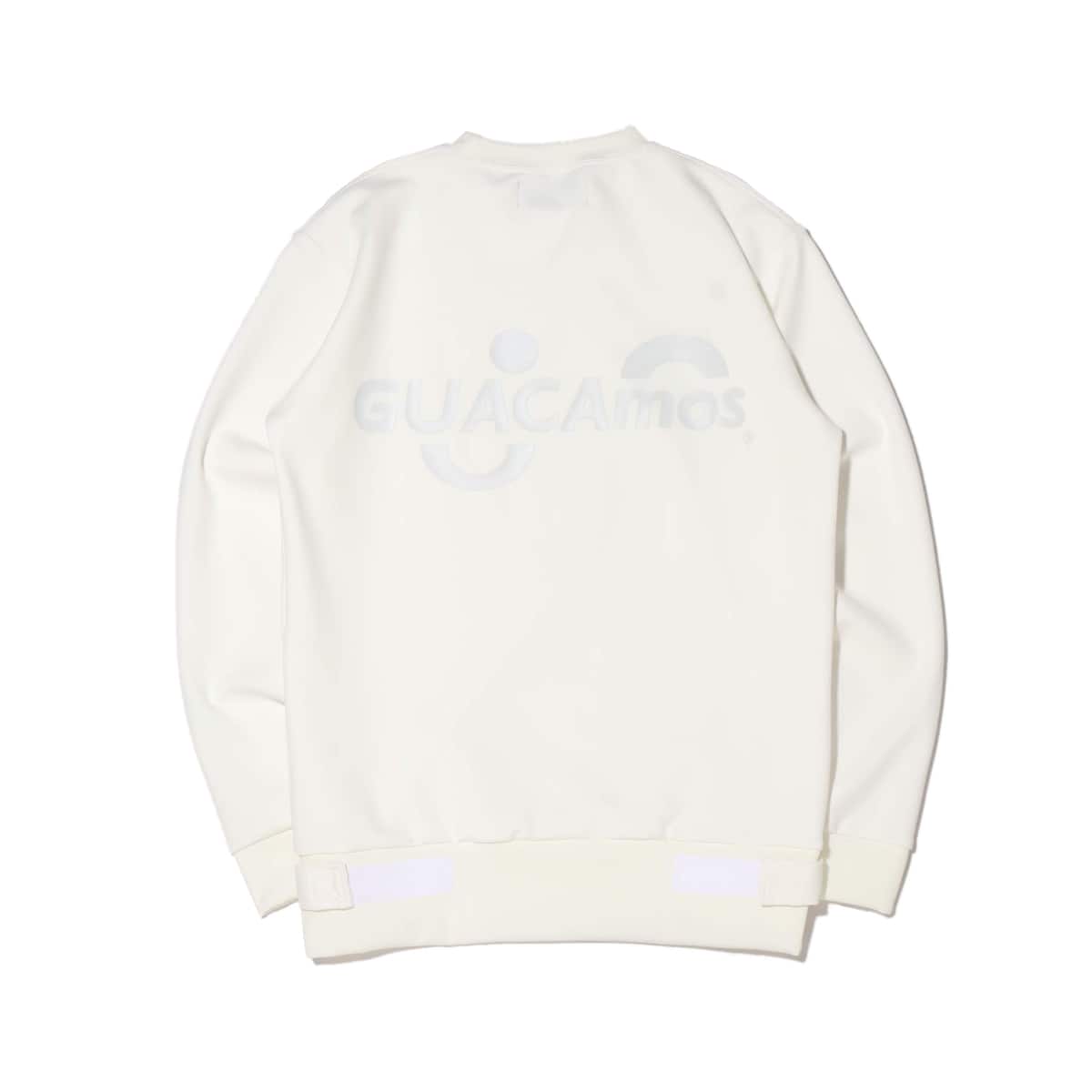 GUACAMOS STUDIO rash guard WHITE 20SP-Sの画像