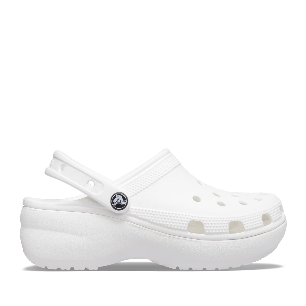 crocs Classic Platform Clog W Whiteの画像