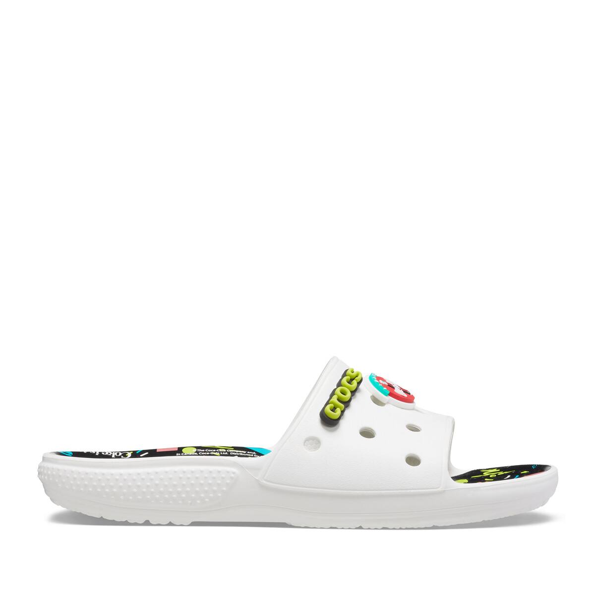 crocs CocaColaXClassicCrocs90sSlide White/Multi の画像