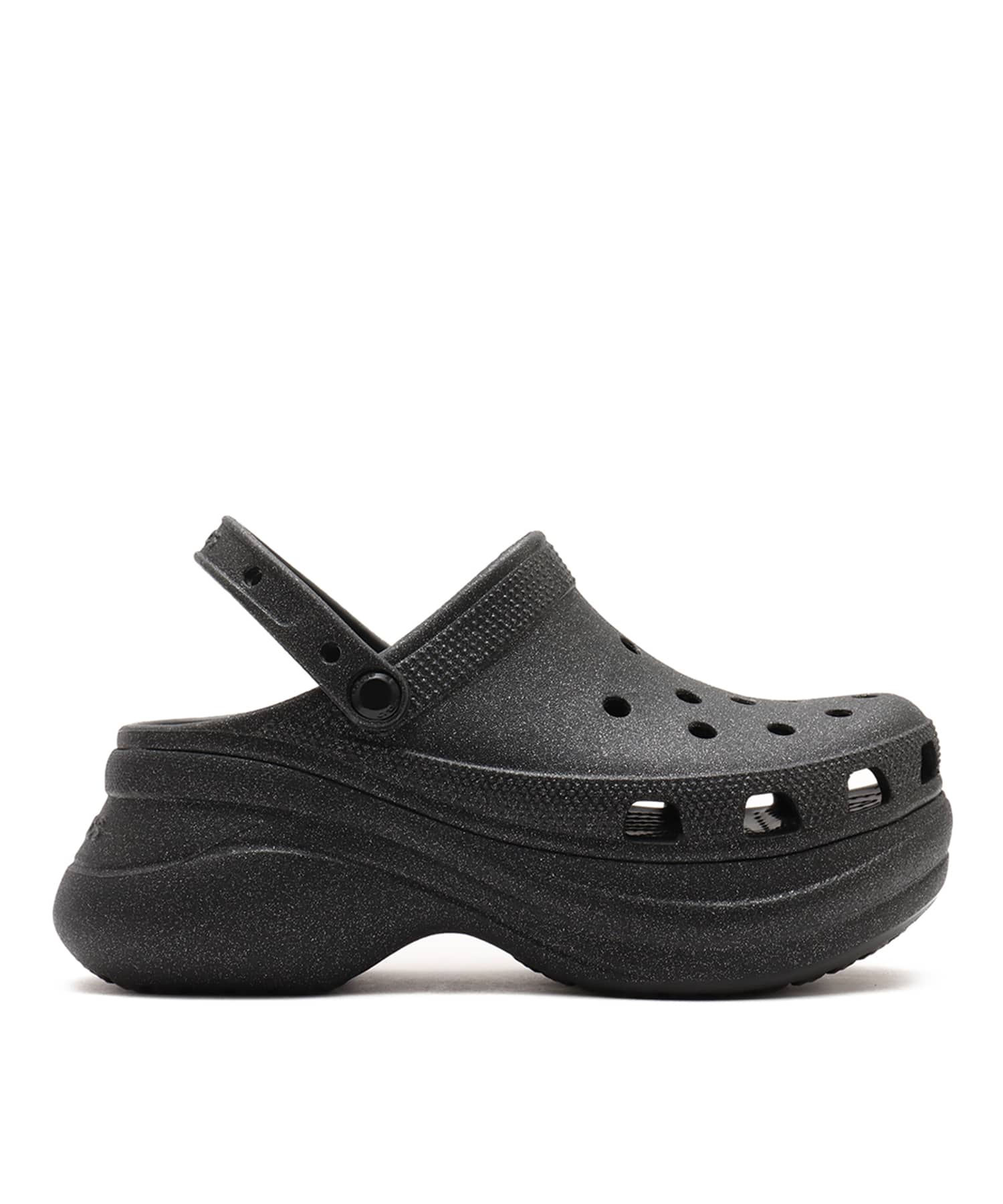crocs Bae Glitter Clog Blackの画像