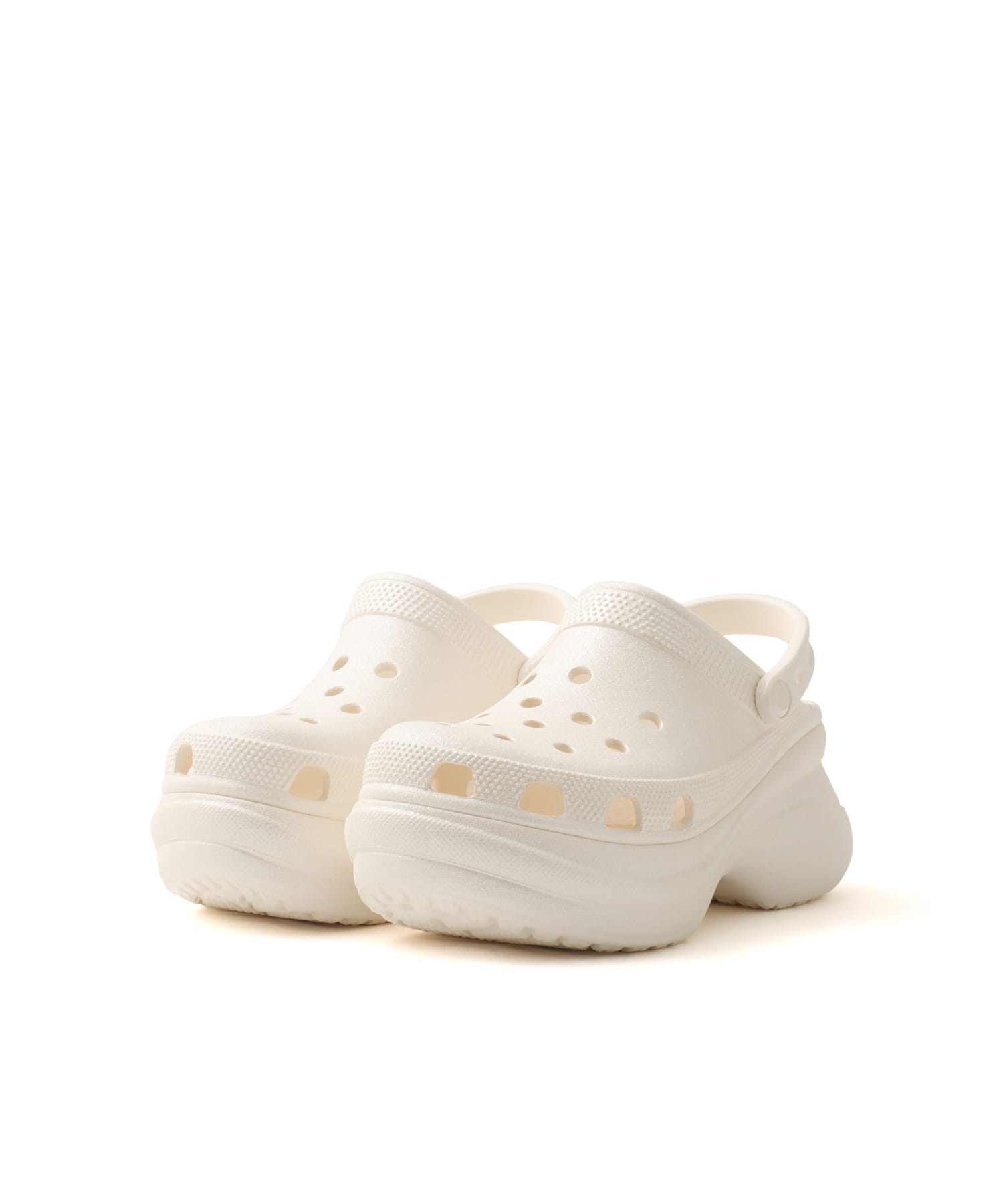 crocs Crocs Classic Bae Glitter ClgW Chalkの画像