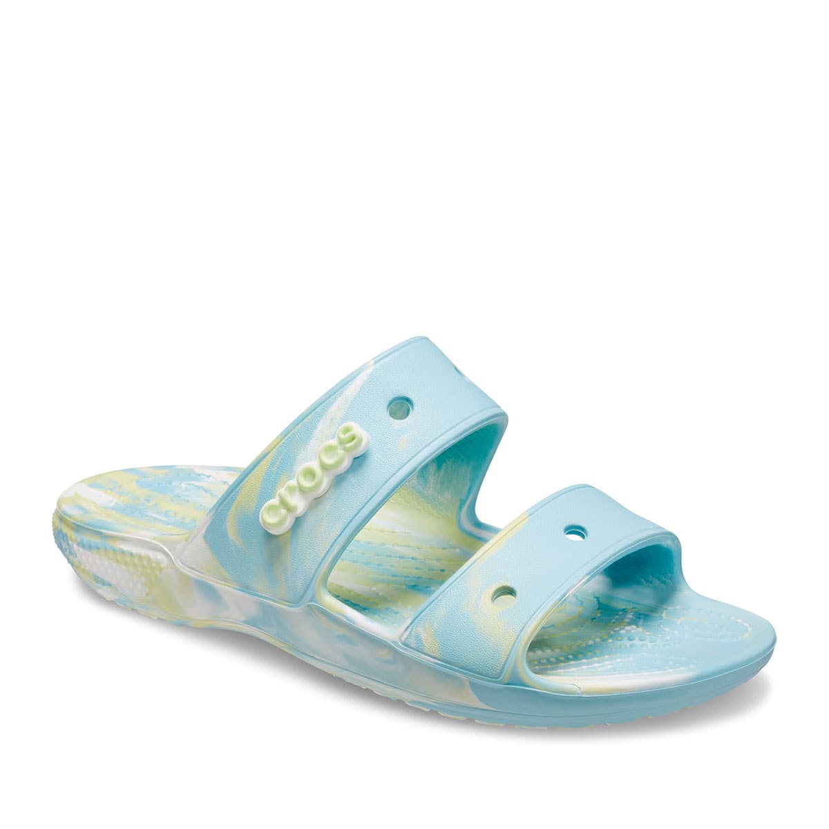 Crocs Classic Crocs Marbled Sandal Pure Water/Multi 22SS-Iの画像