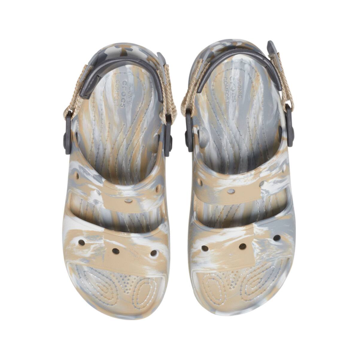 Crocs Classic AllTerrain Marbled Sandal Chai/Multi の画像