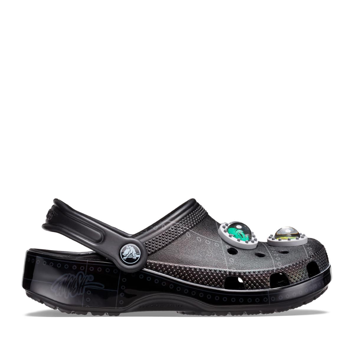 crocs Classic Crocs x Ron English Area 54 Clog K Blackの画像