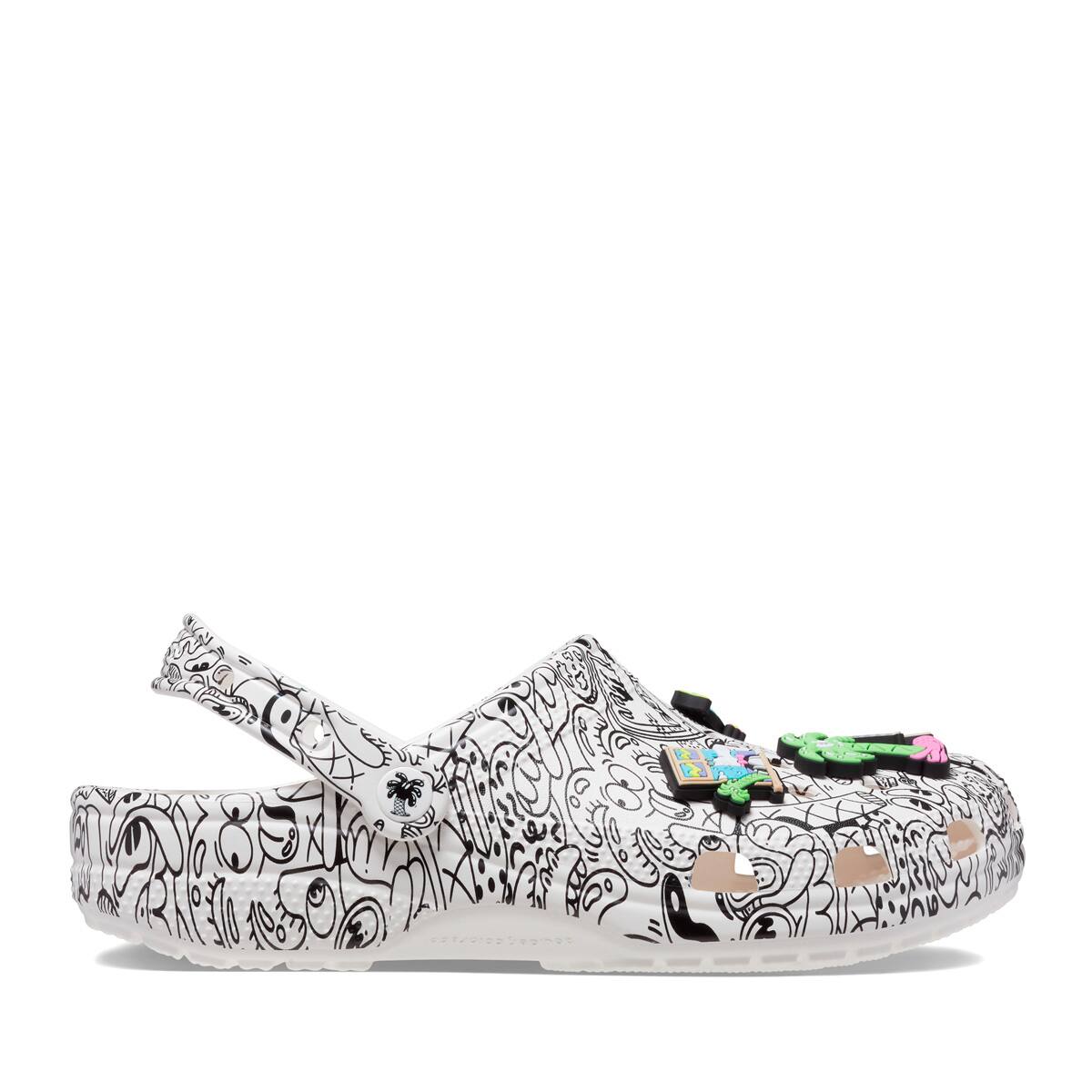 crocs Classic Crocs x Steve Harrington Clog M White/Blackの画像