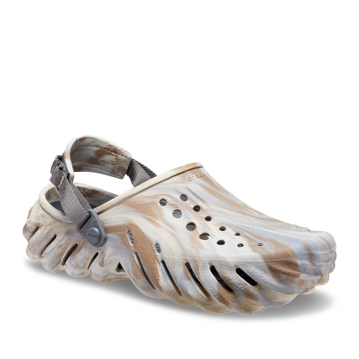 crocs Echo Marbled Clog Bone/Multi の画像