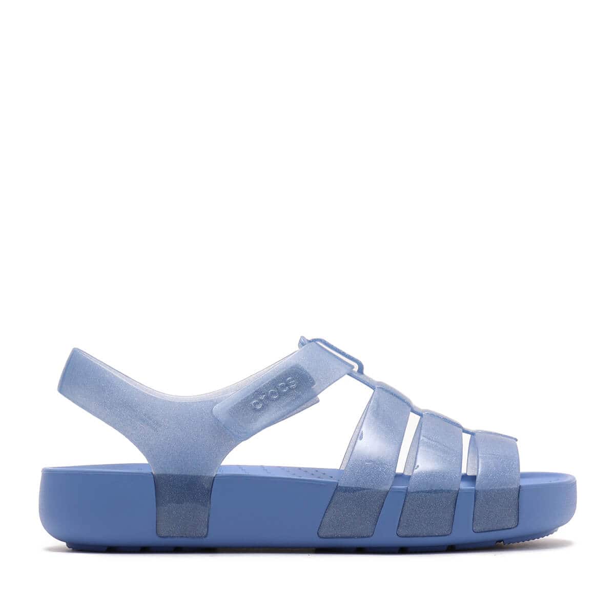 crocs Isabella Glitter Sandal K Elemental Blue Glitter の画像