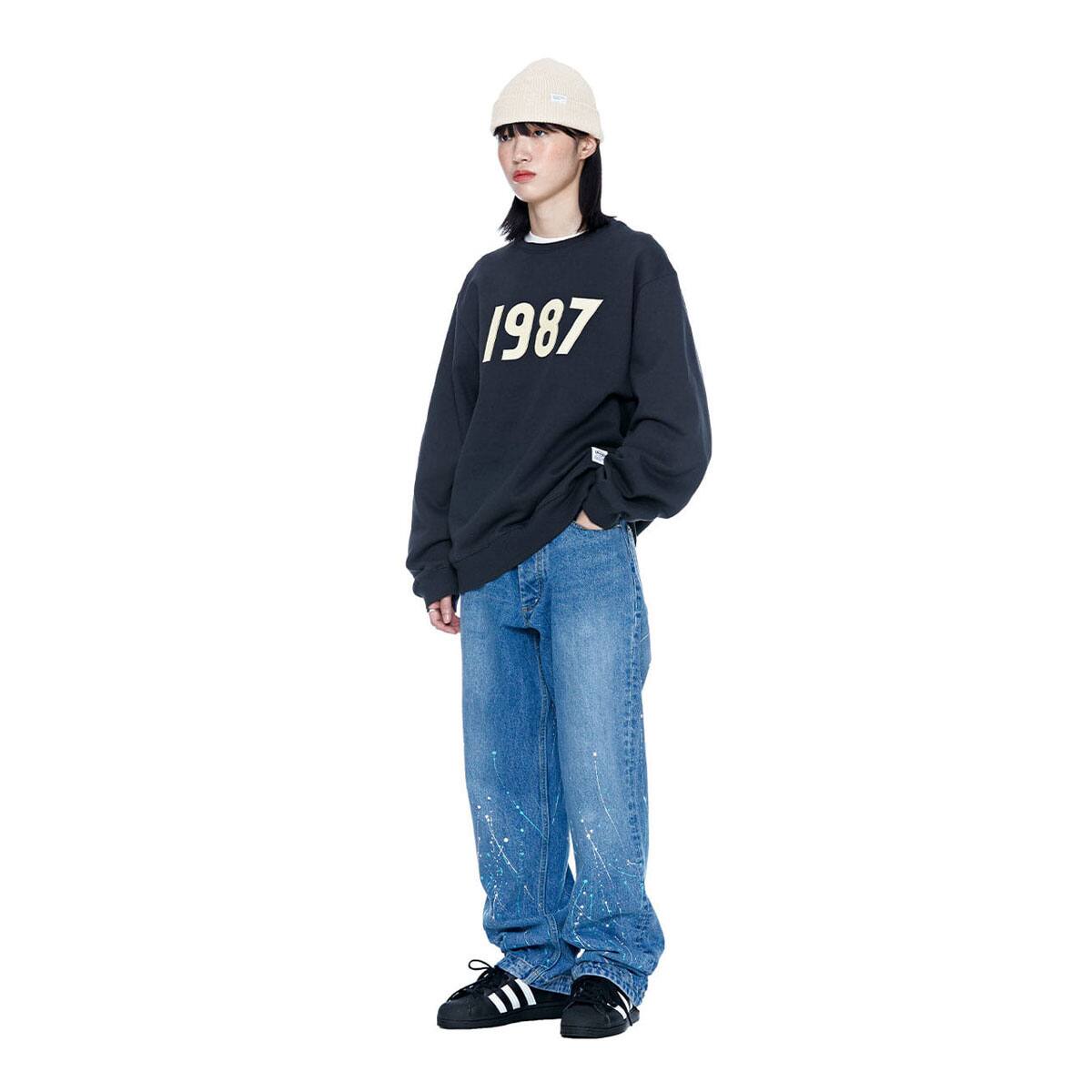  87MM  1987 EMB SWEAT GRAYISH NAVY 20HO I