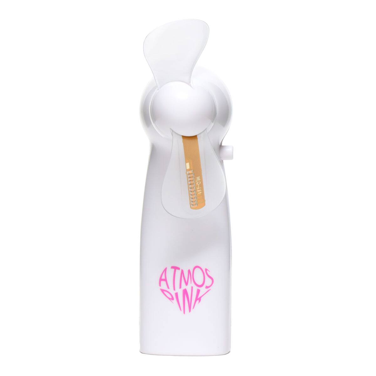 atmos pink LOGO MINI FAN WHITEの画像