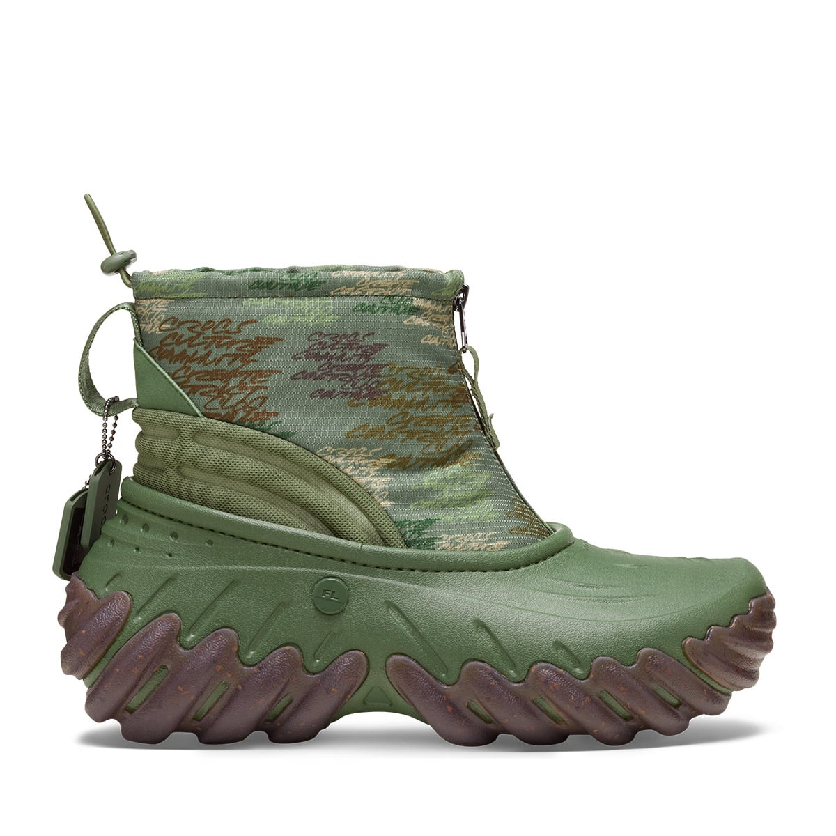 crocs FL X Crocs Echo Boot Army Greenの画像