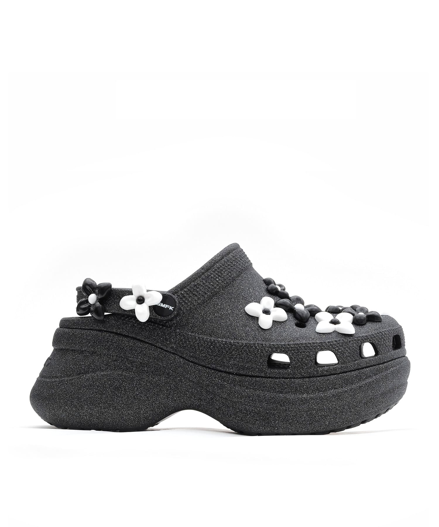 crocs SMFK X Crocs Bae Clog Black Glitterの画像