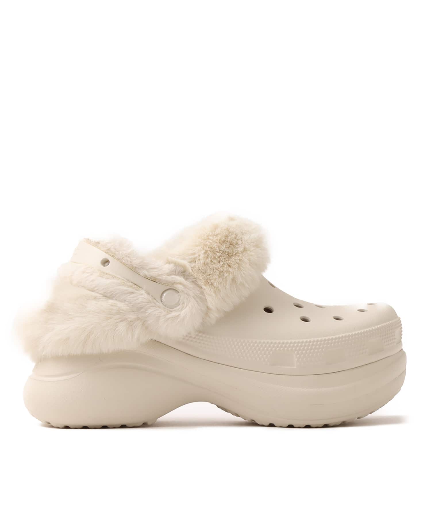 crocs Bae Lined Clog Stuccoの画像