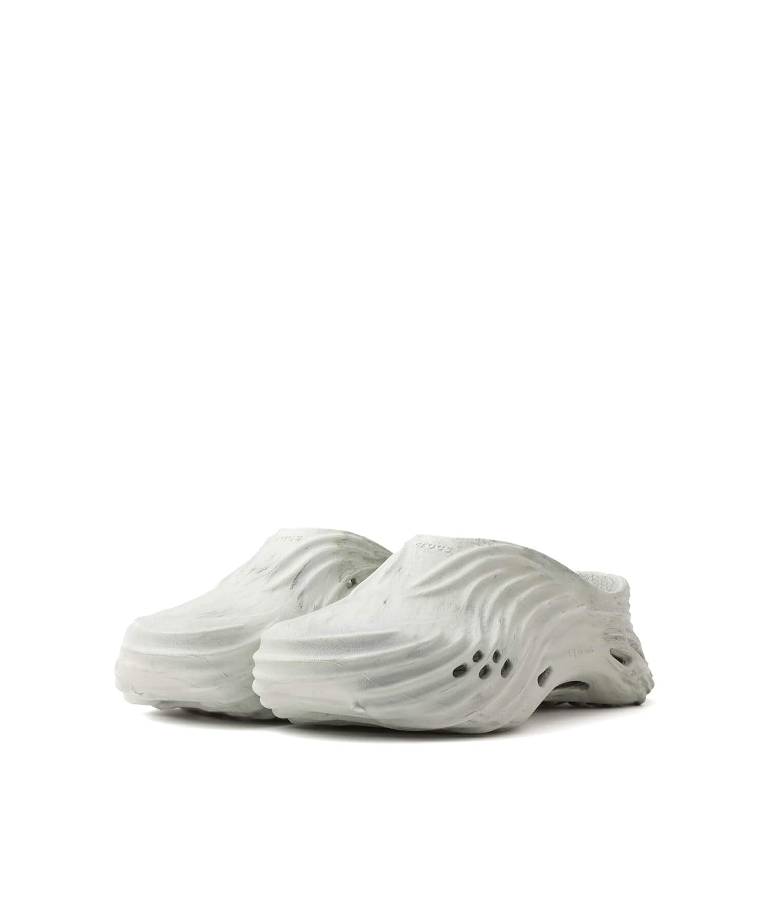 crocs Echo Watercolor Marbled Wave Army Green/Multiの画像