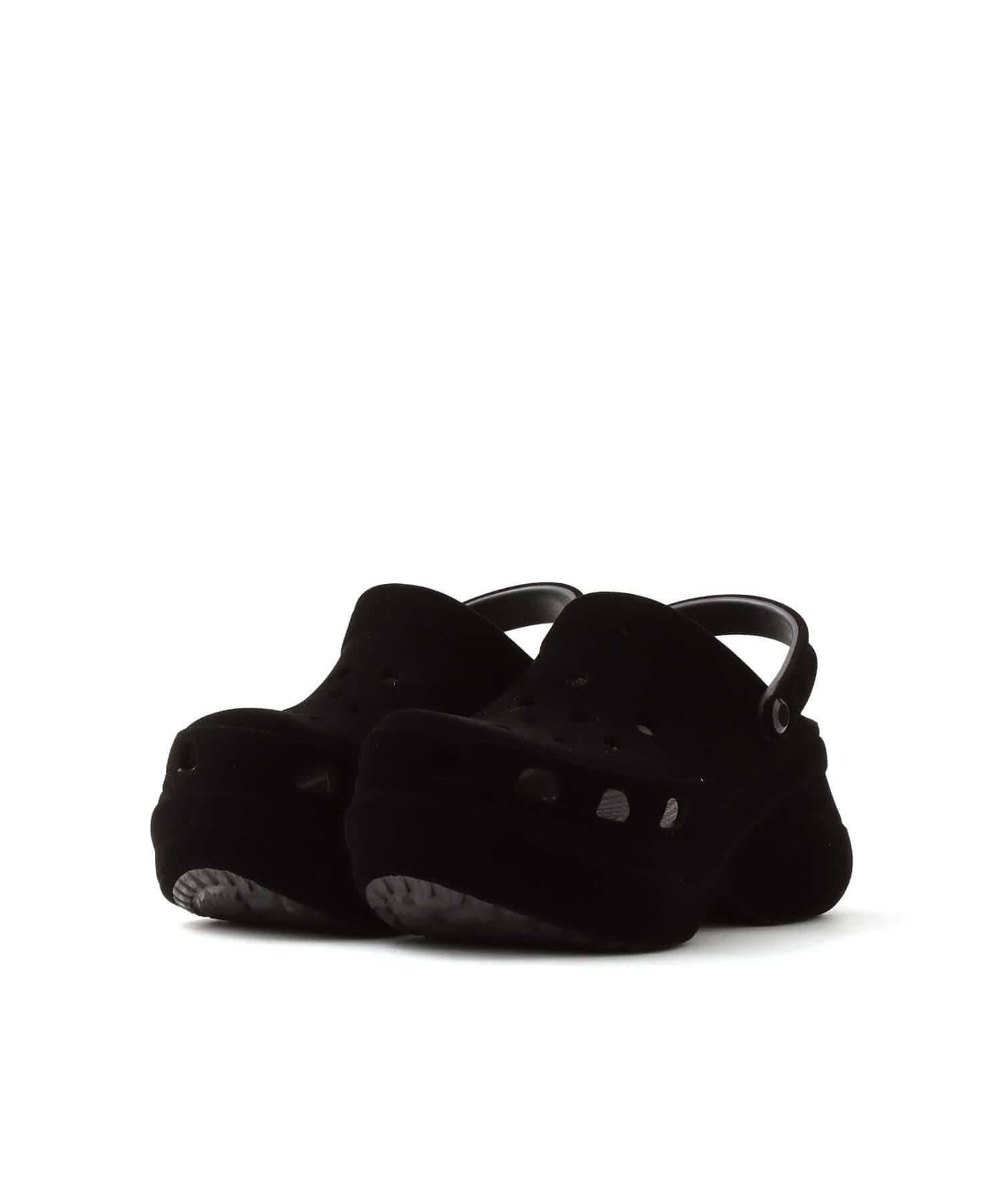 crocs Bae Velvet Clog Blackの画像