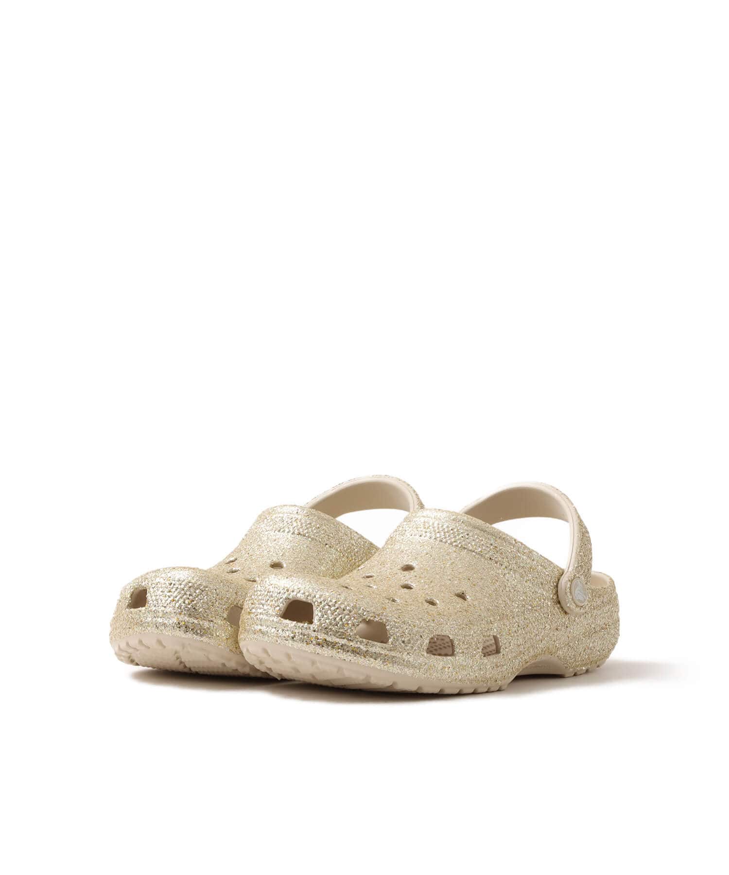 crocs Classic Chunky Glitter Clog Sandstoneの画像