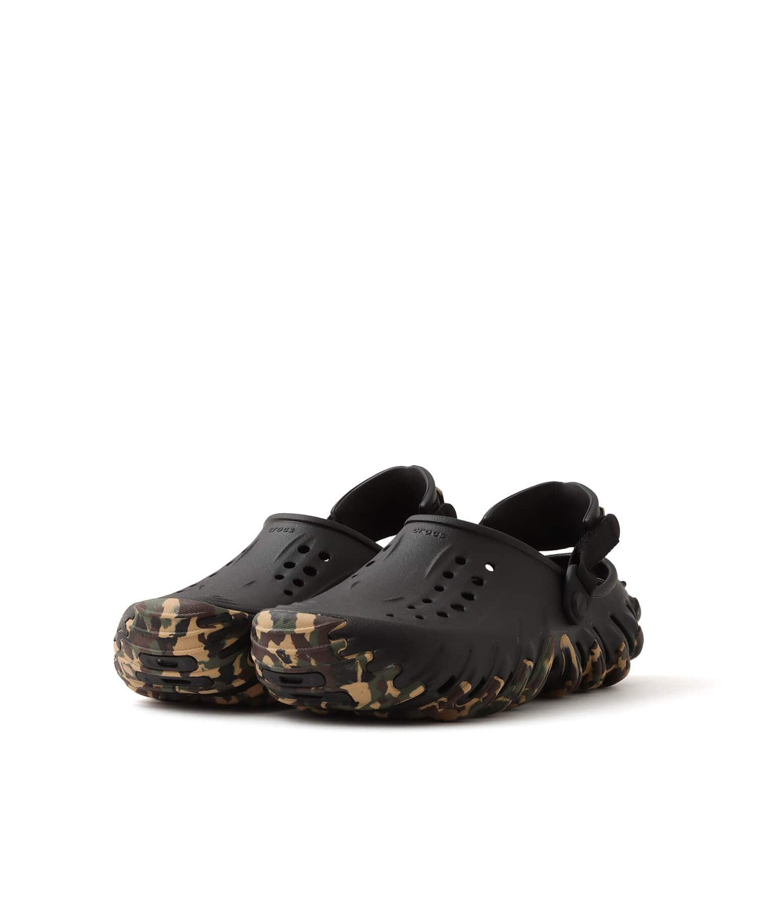 crocs Echo Camo RO Clog Black/Multiの画像