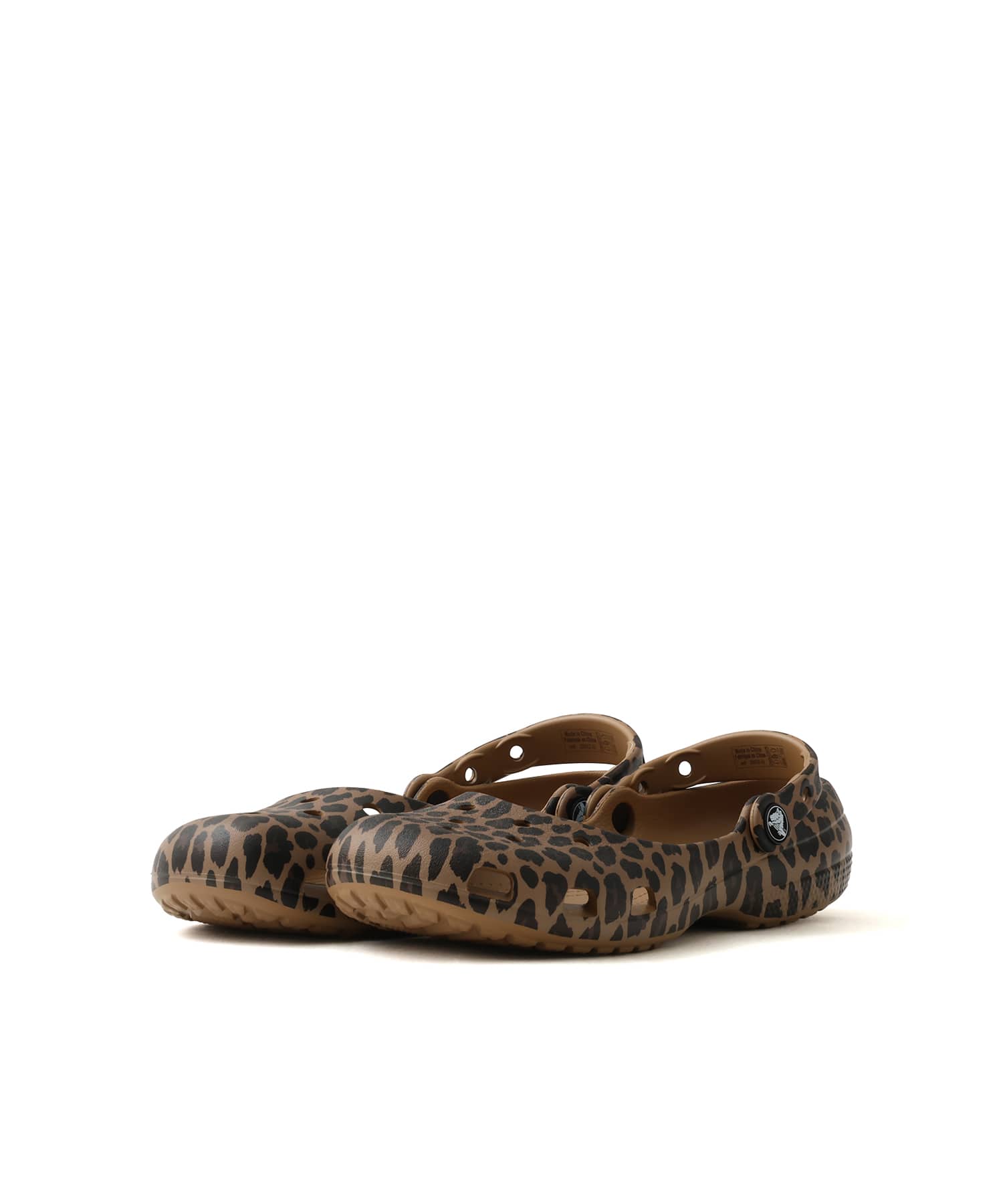 crocs Classic Animal Ballet Sepia/Leopardの画像