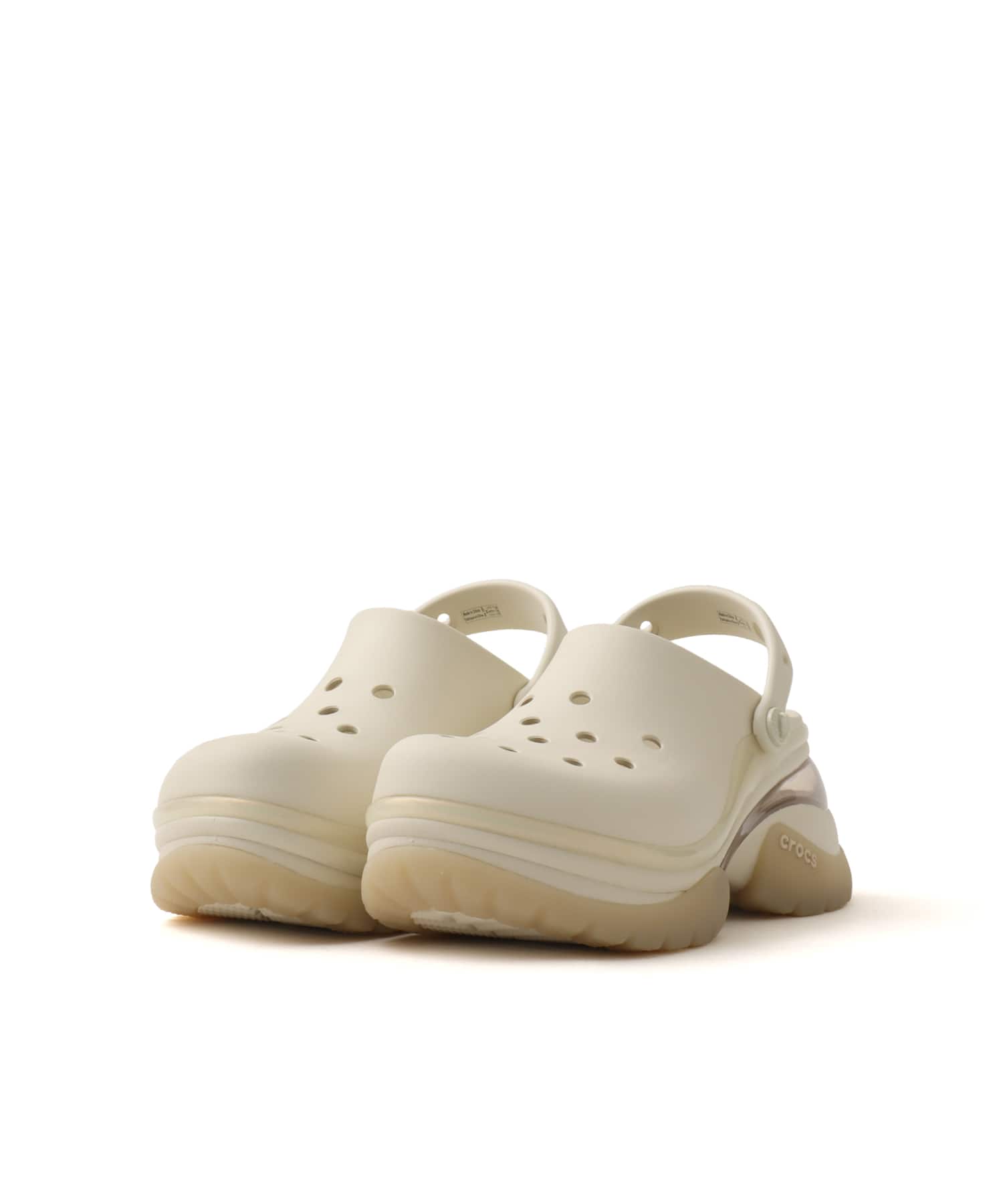 crocs Super Bae Clog Summit Whiteの画像