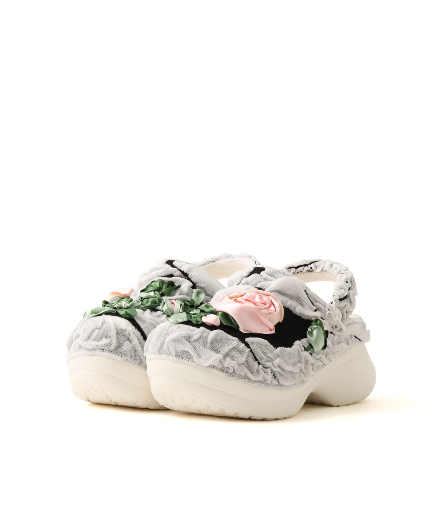 crocs x Caroline Hu Bae Clog Chalkの画像