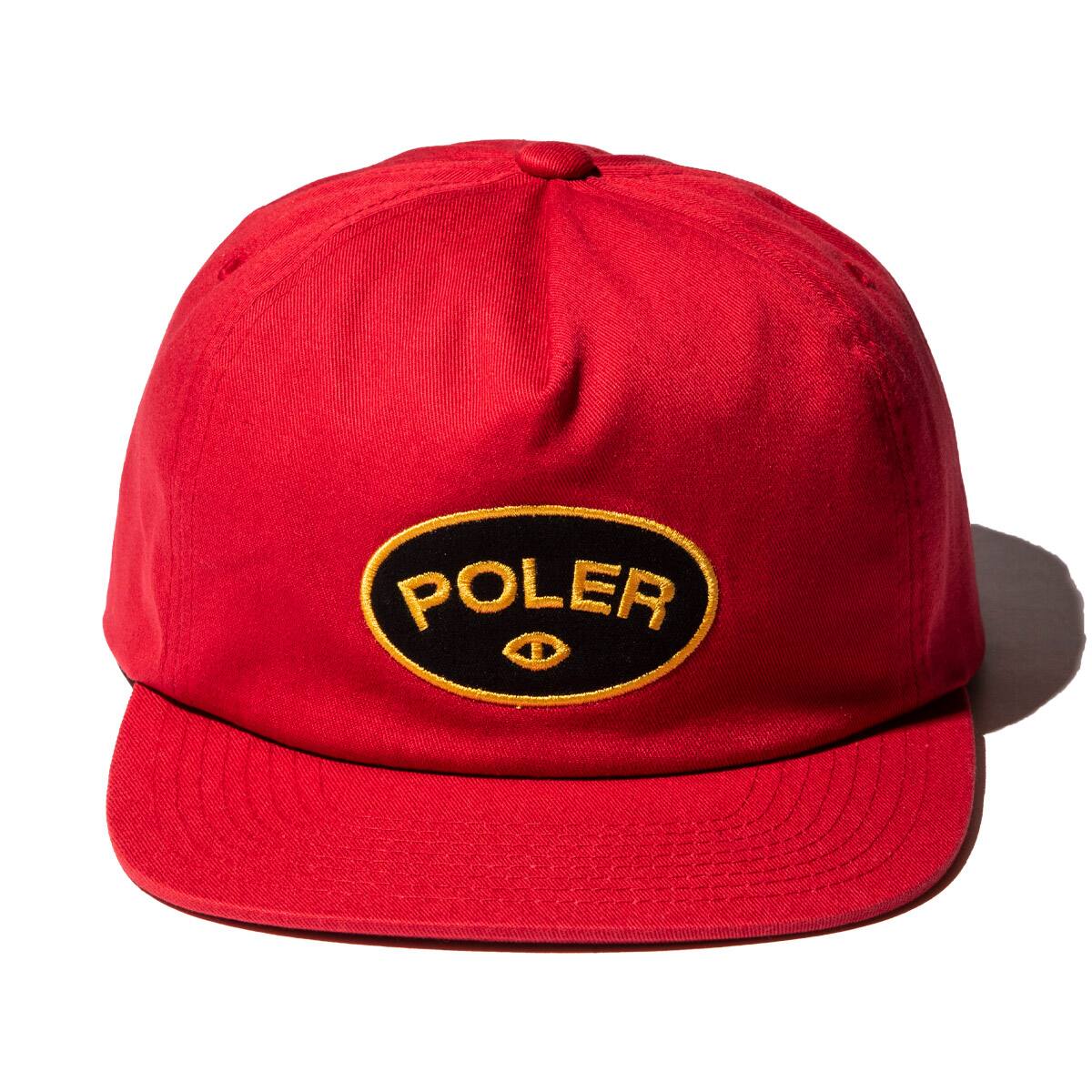 POLER MECHANIC PATCH HAT RED 21SU-Iの画像