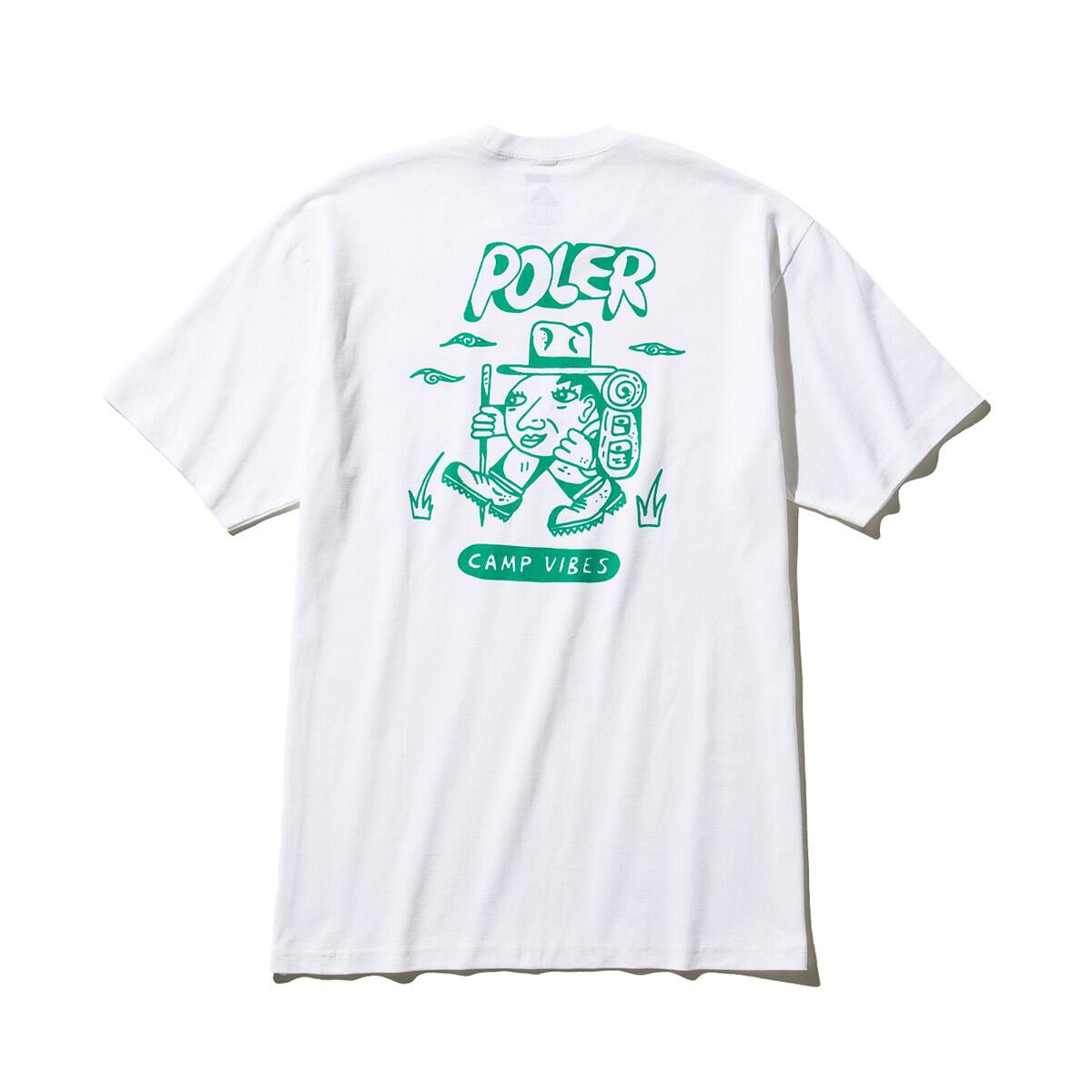 POLER HEADED SOUTH TEE WHITE 21SU-Iの画像