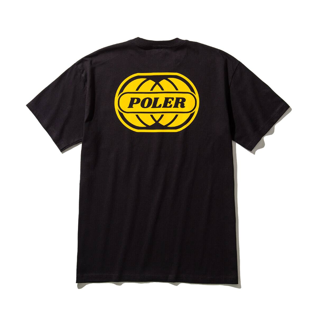 POLER AIRLINES TEE BLACK 21SU-Iの画像