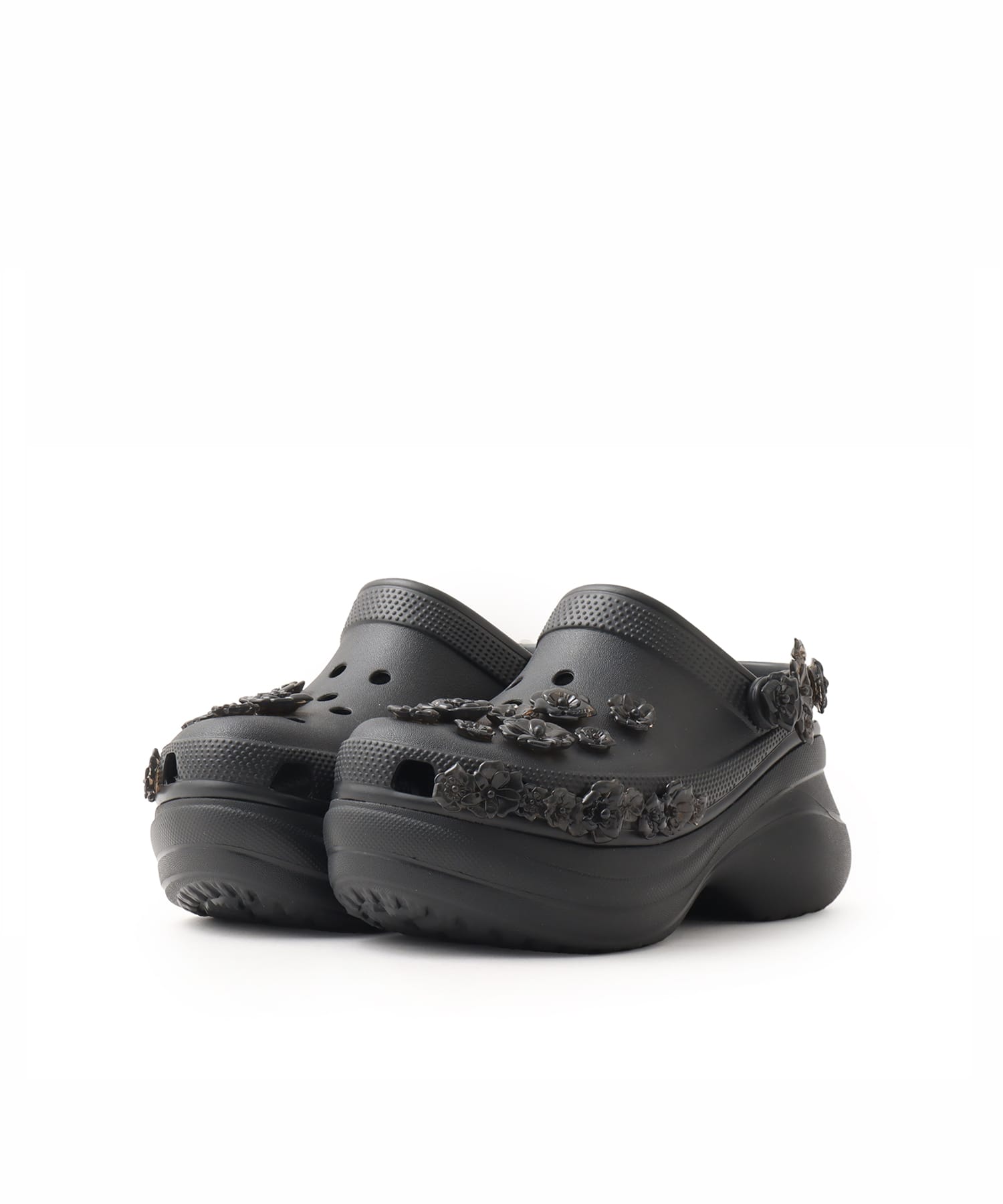 crocs Bae Translucent Floral Clog Blackの画像