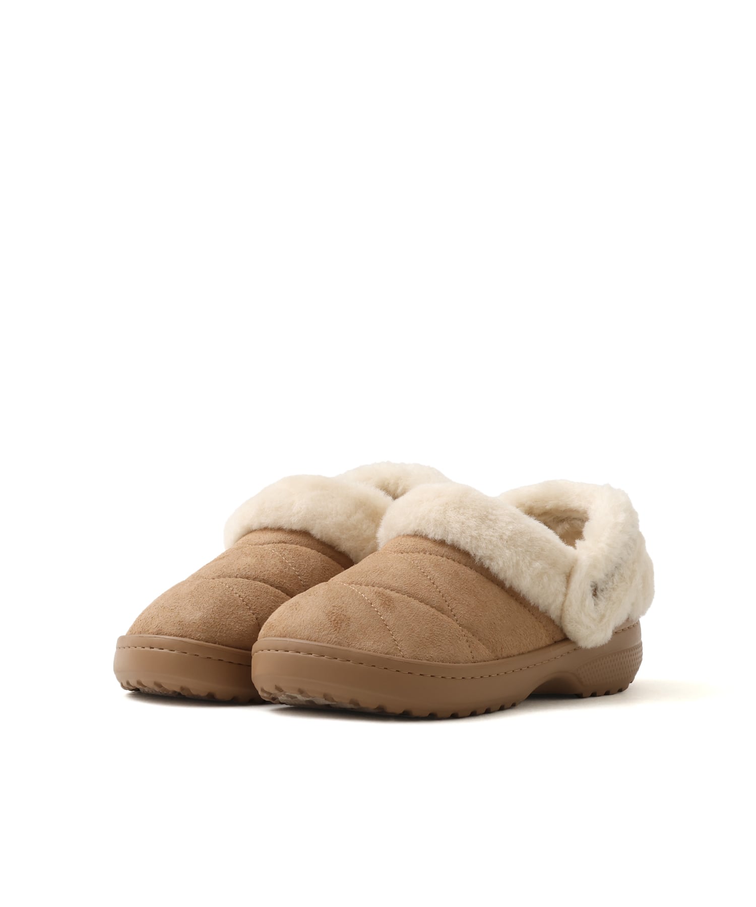 crocs Unfurgettable Quilted Clog Sepiaの画像