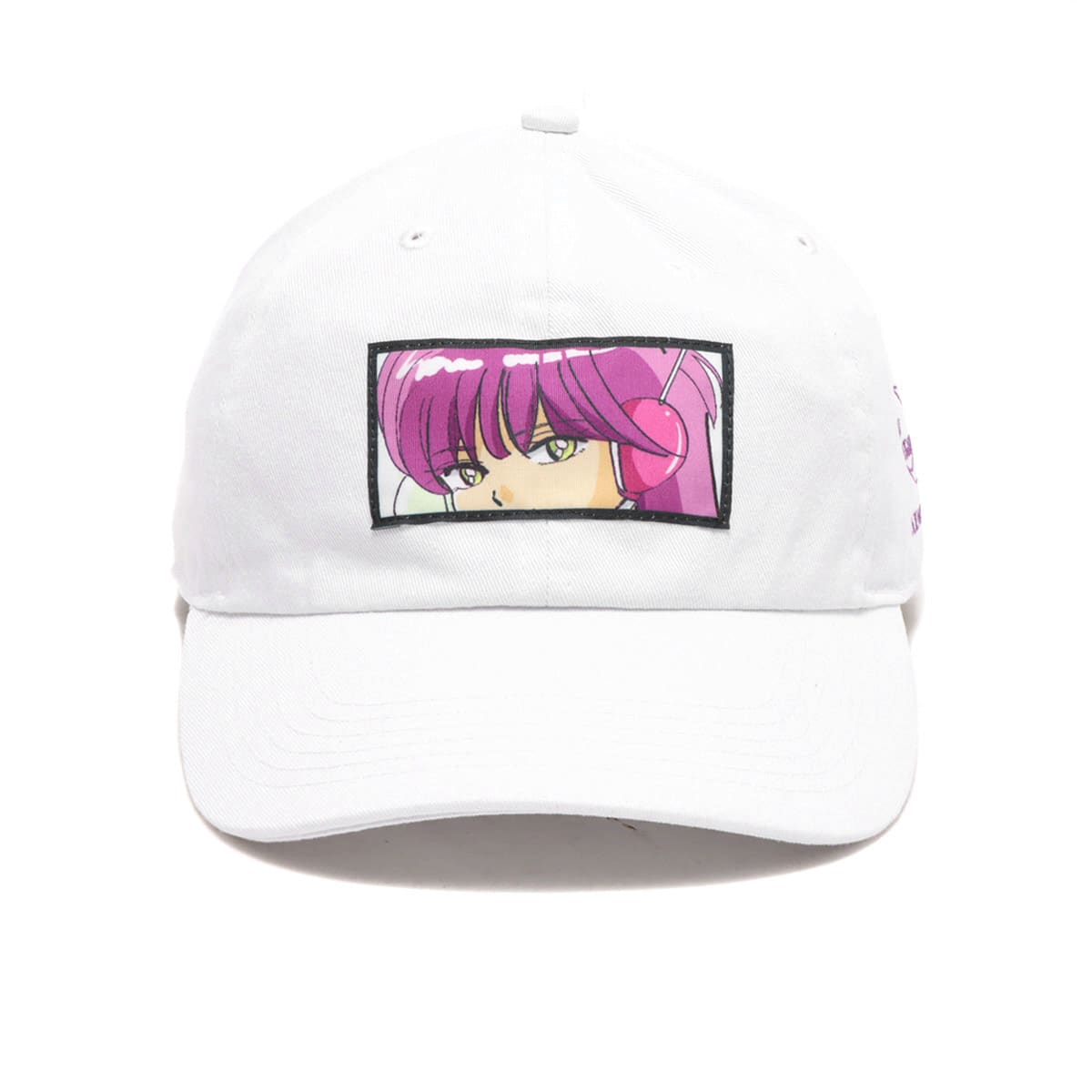 atmos pink 降幡愛 × atmospink グラフィックCAP WHITEの画像