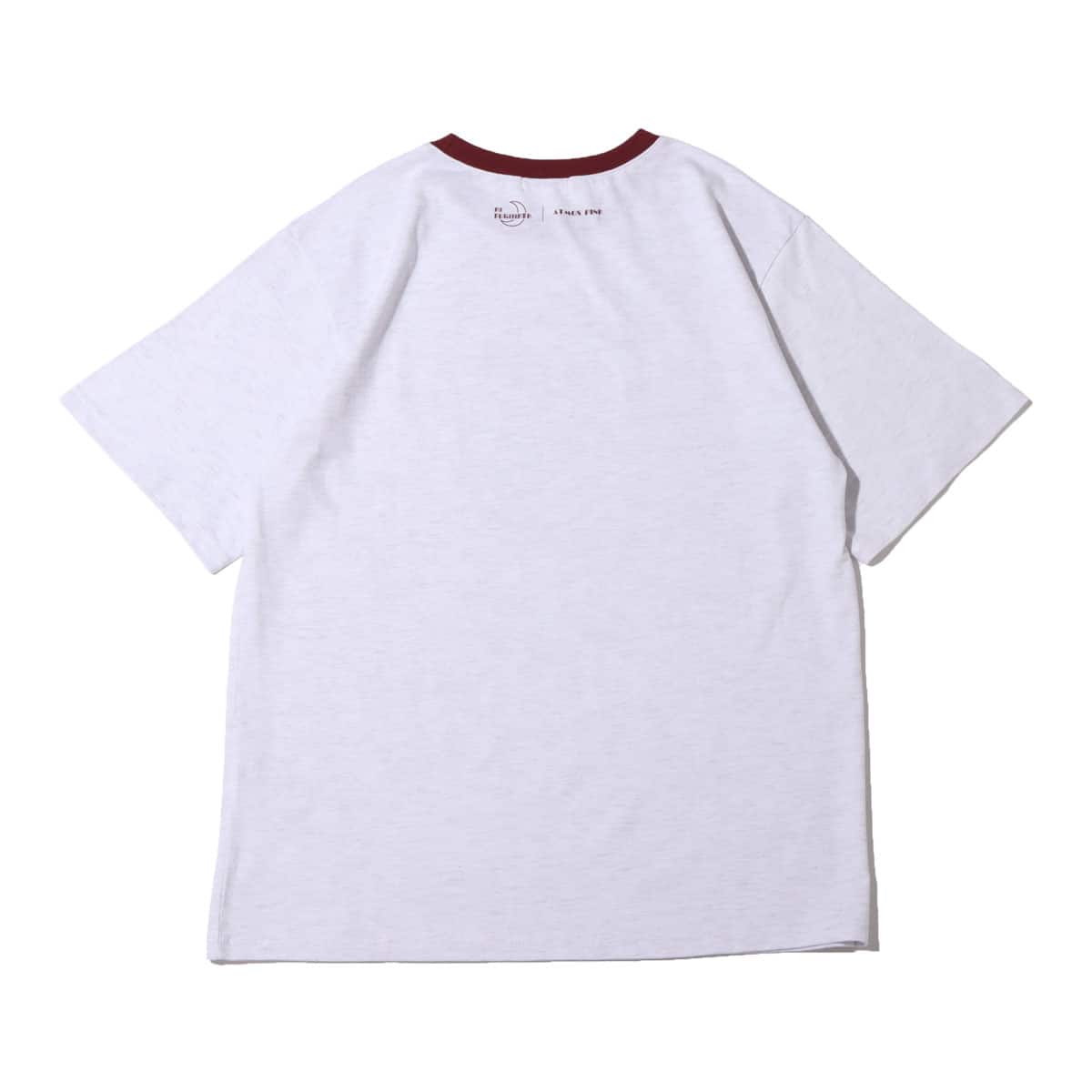 降幡愛 × atmospink グラフィックTシャツ GRAYの画像
