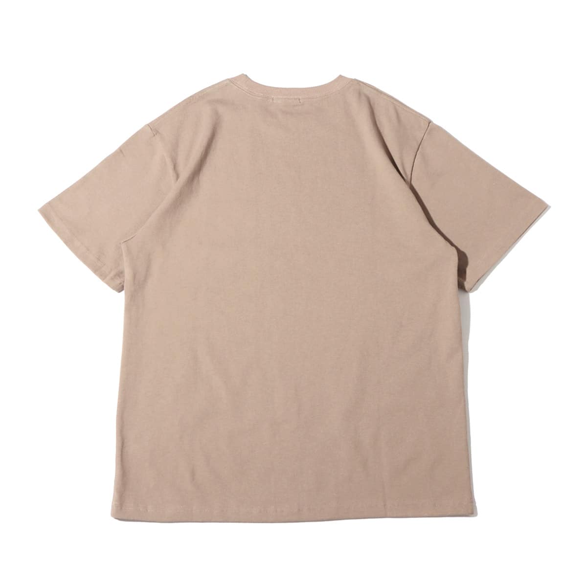 atmos pink RIEHATA × atmos pink ロゴ刺繍 BIG Tee BEIGEの画像
