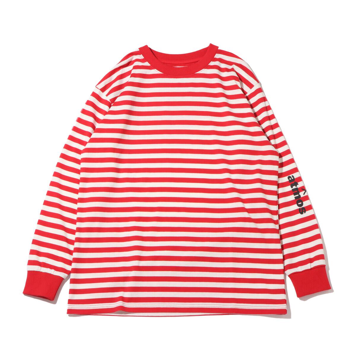 atmos pink × 楳図かずお BORDER MANGA LS TEE MIX