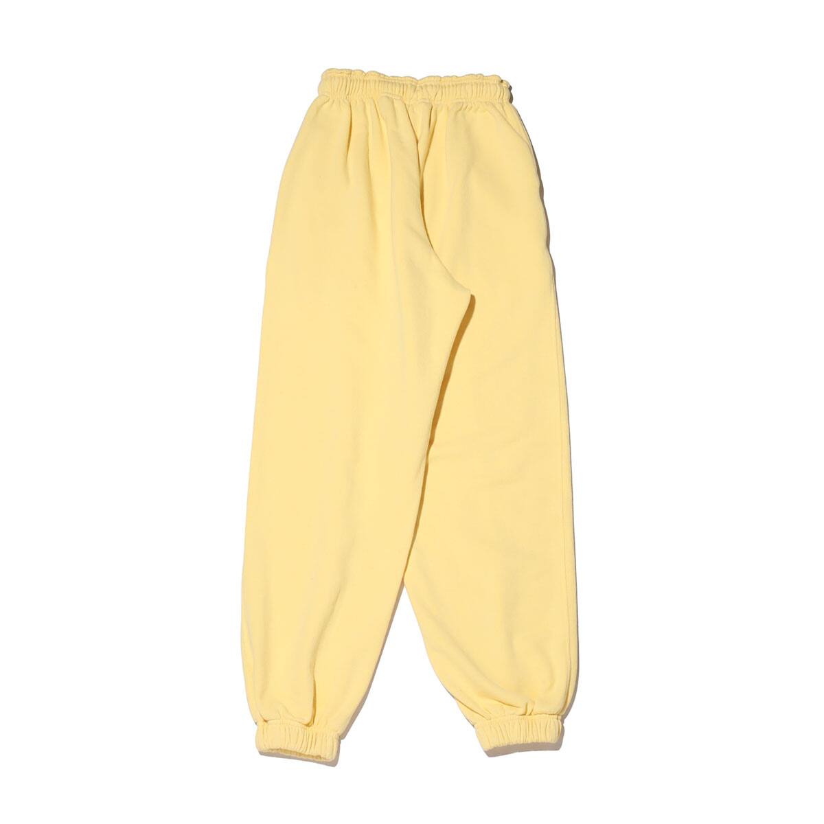 atmos pink RIEHATA エンブロイダリー ロゴ パンツ YELLOWの画像
