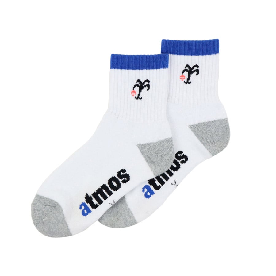Gandhi x Toproc dress x atmos Relax-logo SOCKS WHITEの画像