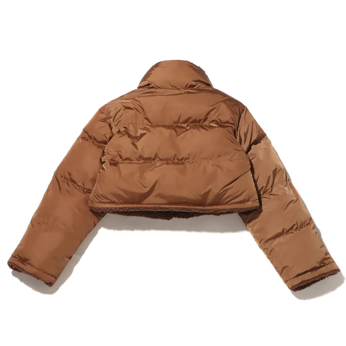 atmos pink リバーシブル ショート 中綿ジャケット BROWN 23FA-I