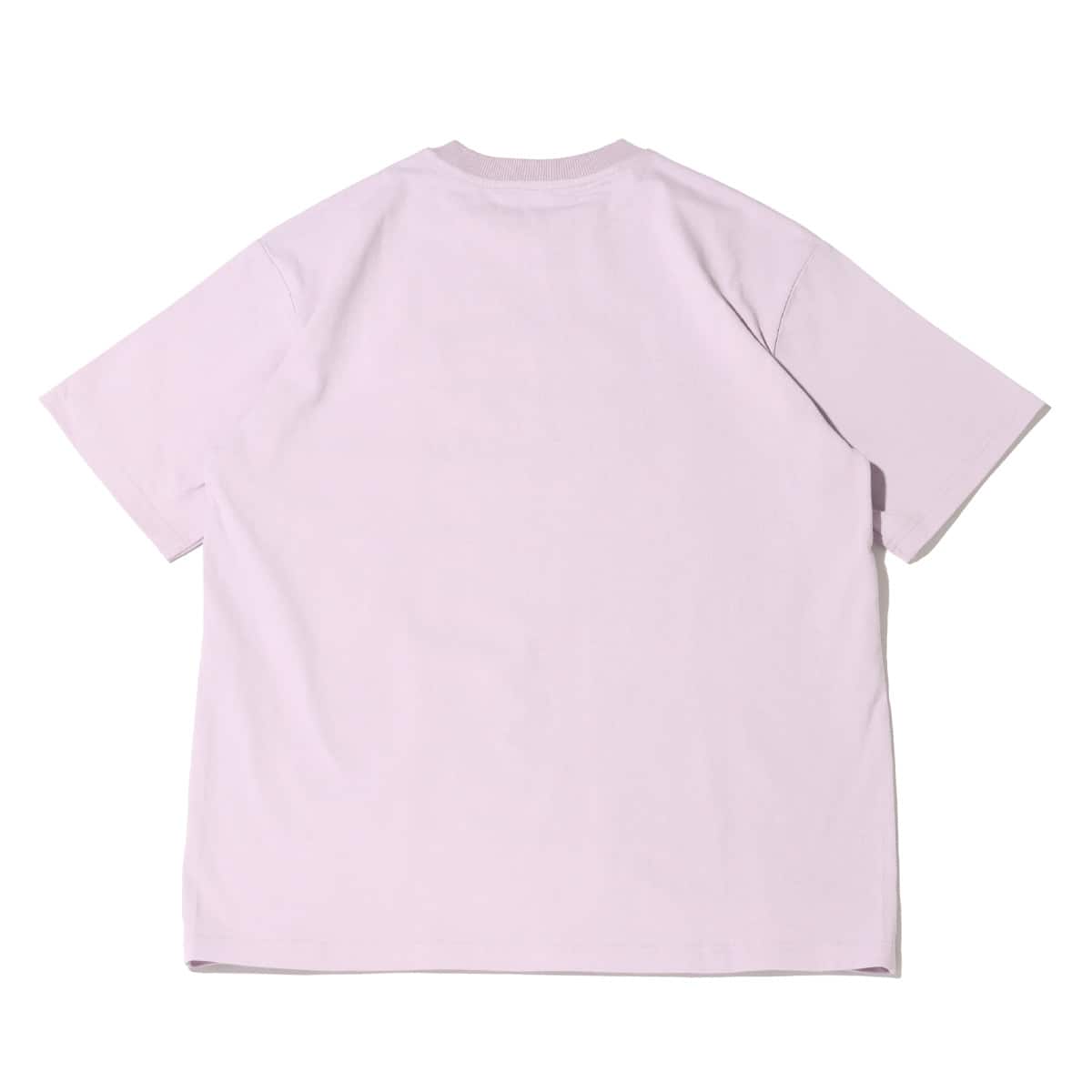 atmos pink × LIL LEAGUE 書き下ろしロゴ Tシャツ PINK