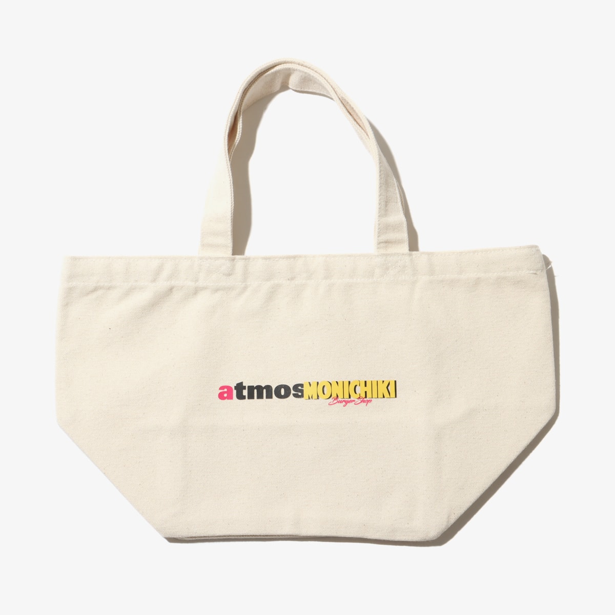 atmos pink x MONICHIKI HOUSE ATMONI TOTE BAG IVORYの画像