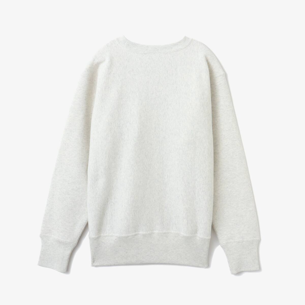 Champion x atmos pink REVERSE WEAVE Crew Neck Sweatshirt OATMEAL の画像