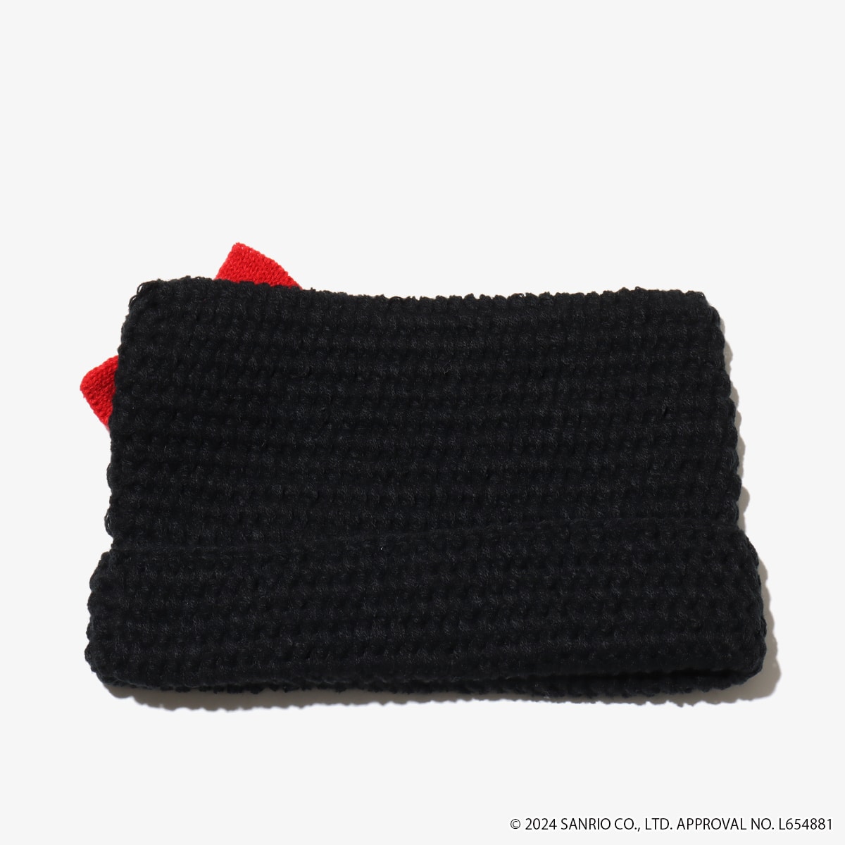 HELLO KITTY x atmos pink Cat Beanie BLACKの画像
