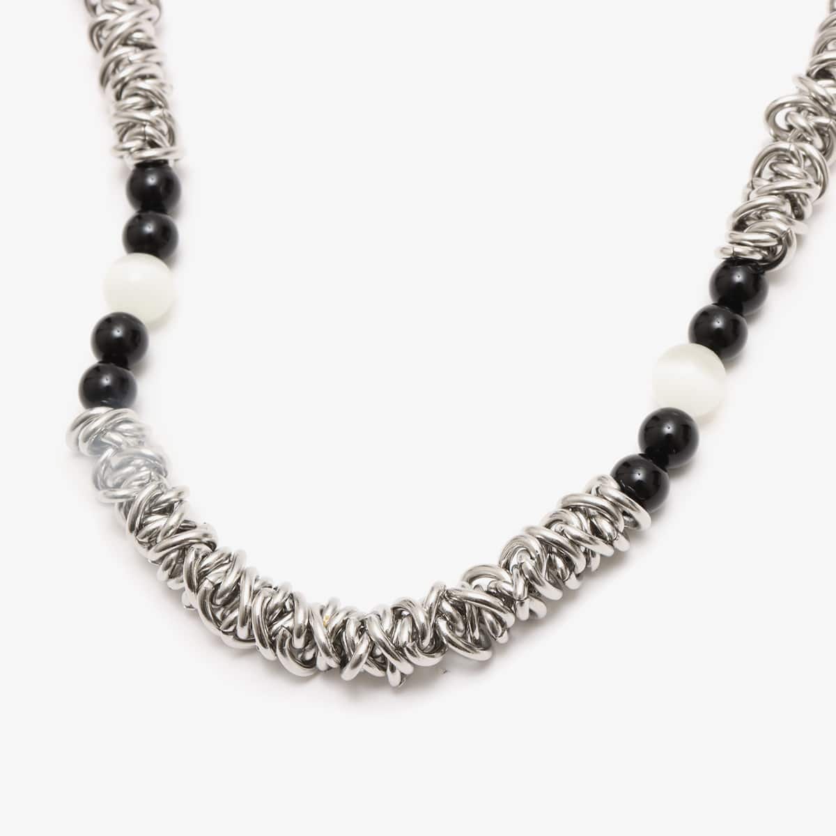 atmos pink Beads Necklace SILVER（アトモス ピンク ビーズ