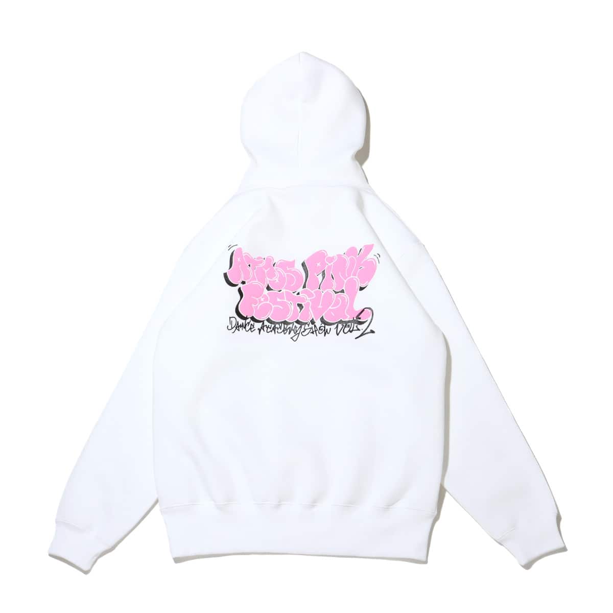 atmos pink Dance Festival Sweat Hoddie WHITEの画像