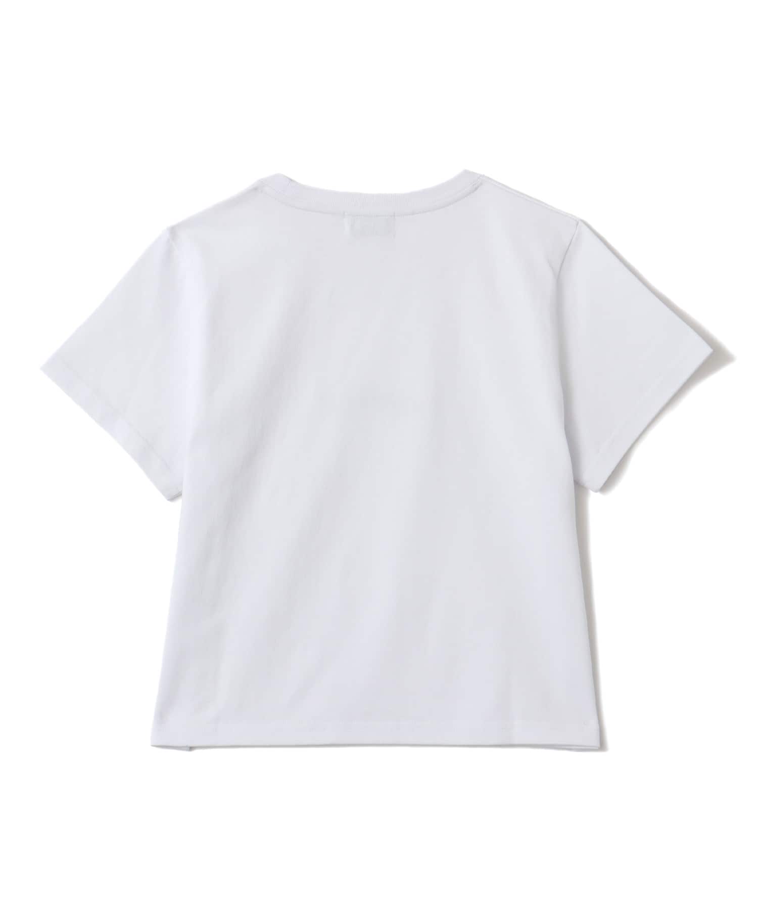 Akanen x atmos pink EHFAR Mini Tee WHITEの画像